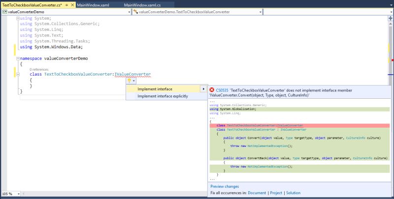Implement the two methods